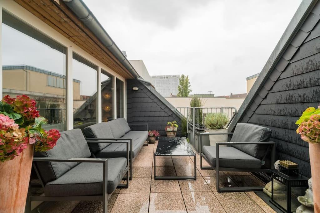 Ruhige Dachwohnung Mit Terrasse Berlin Mitte - Spacious Modern Rooftop Loft In Berlin Mitte 외부 사진